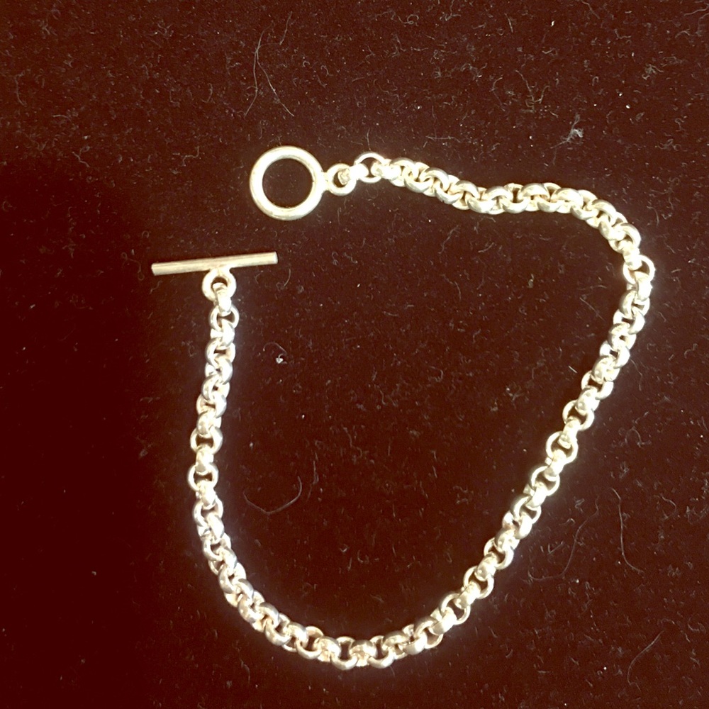 7.5 in solid Sterling silver bracelet .925